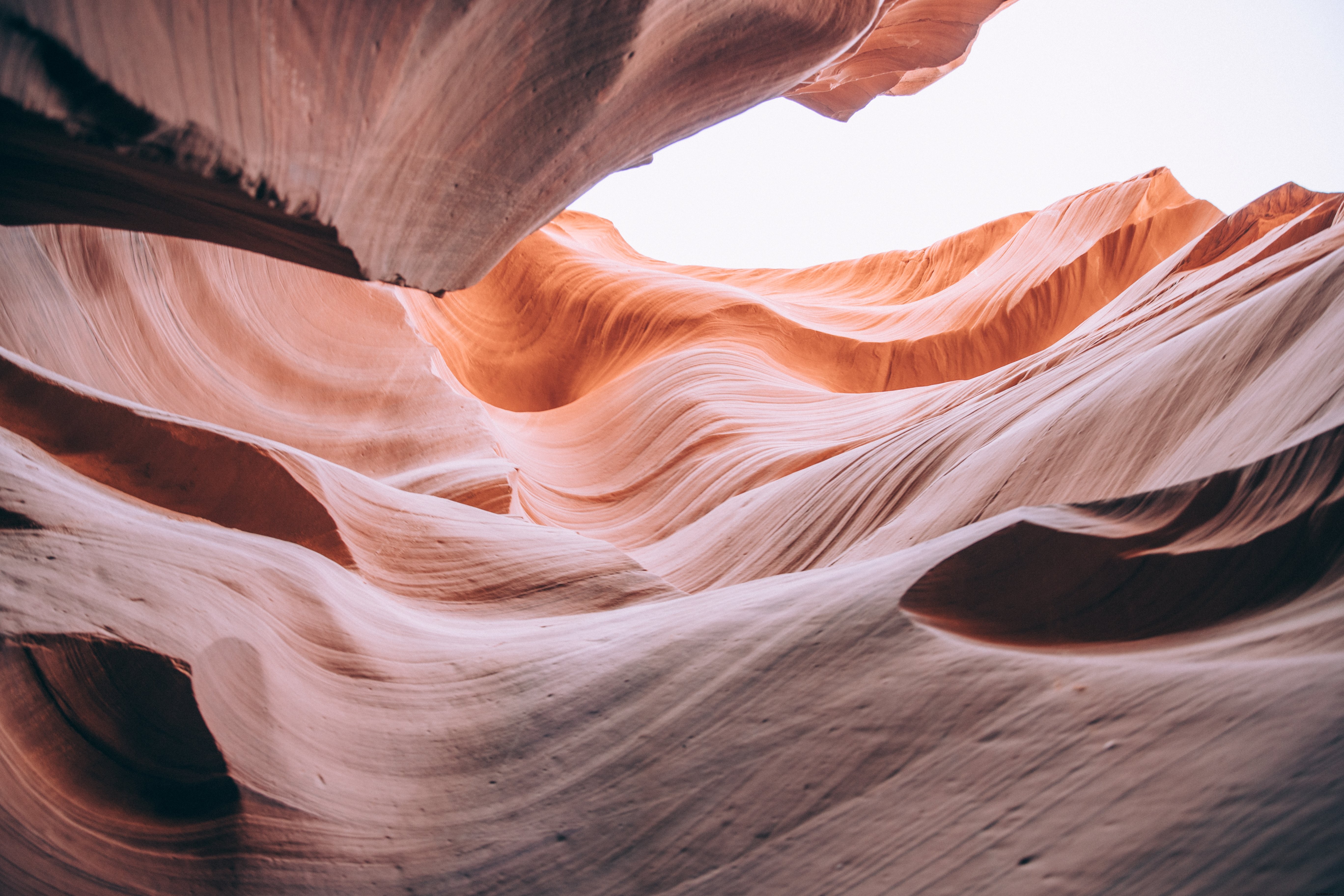 Foto di rocce sinuose del Grand Canyon