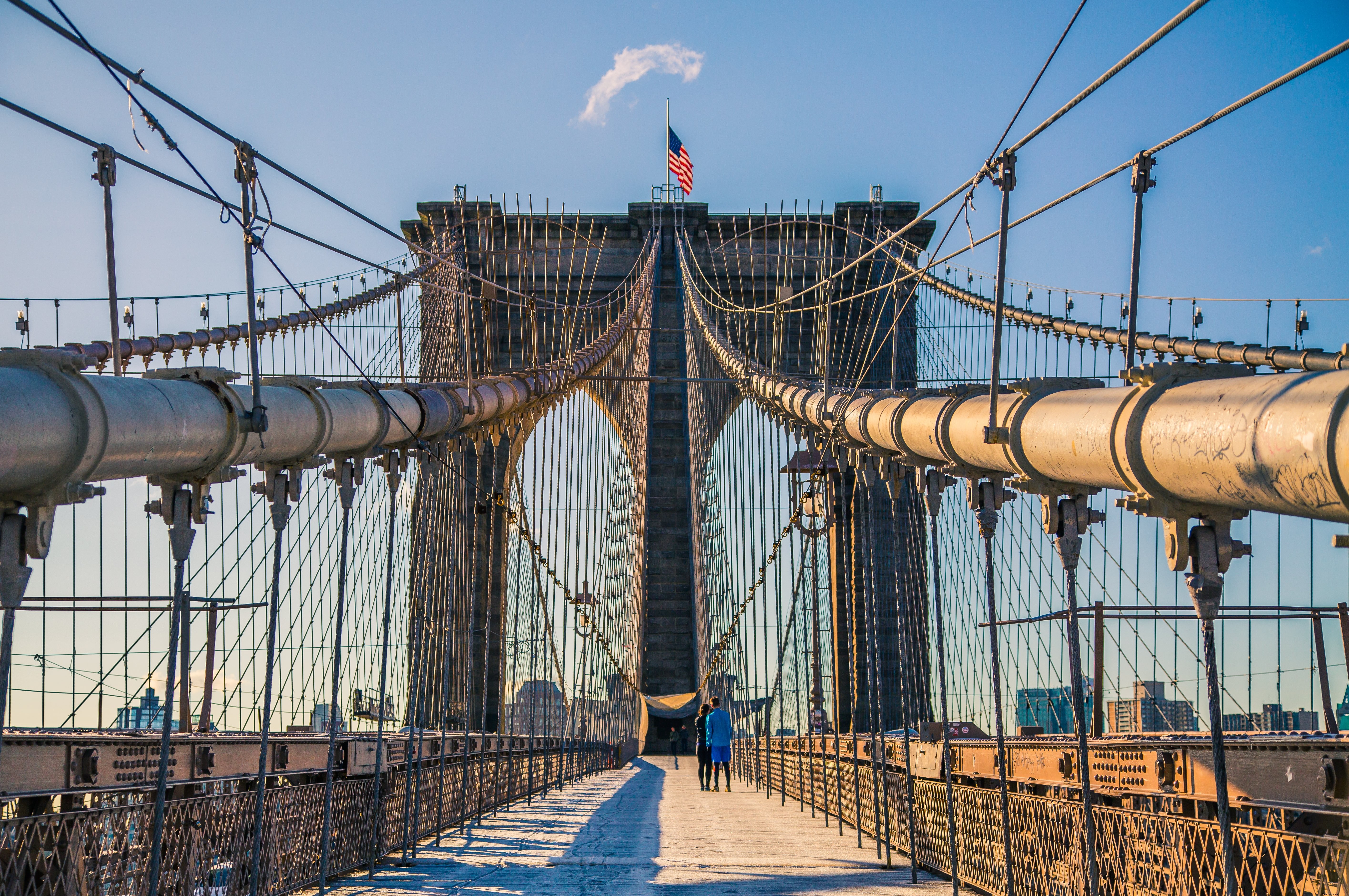 Foto matinal da cidade de Nova York