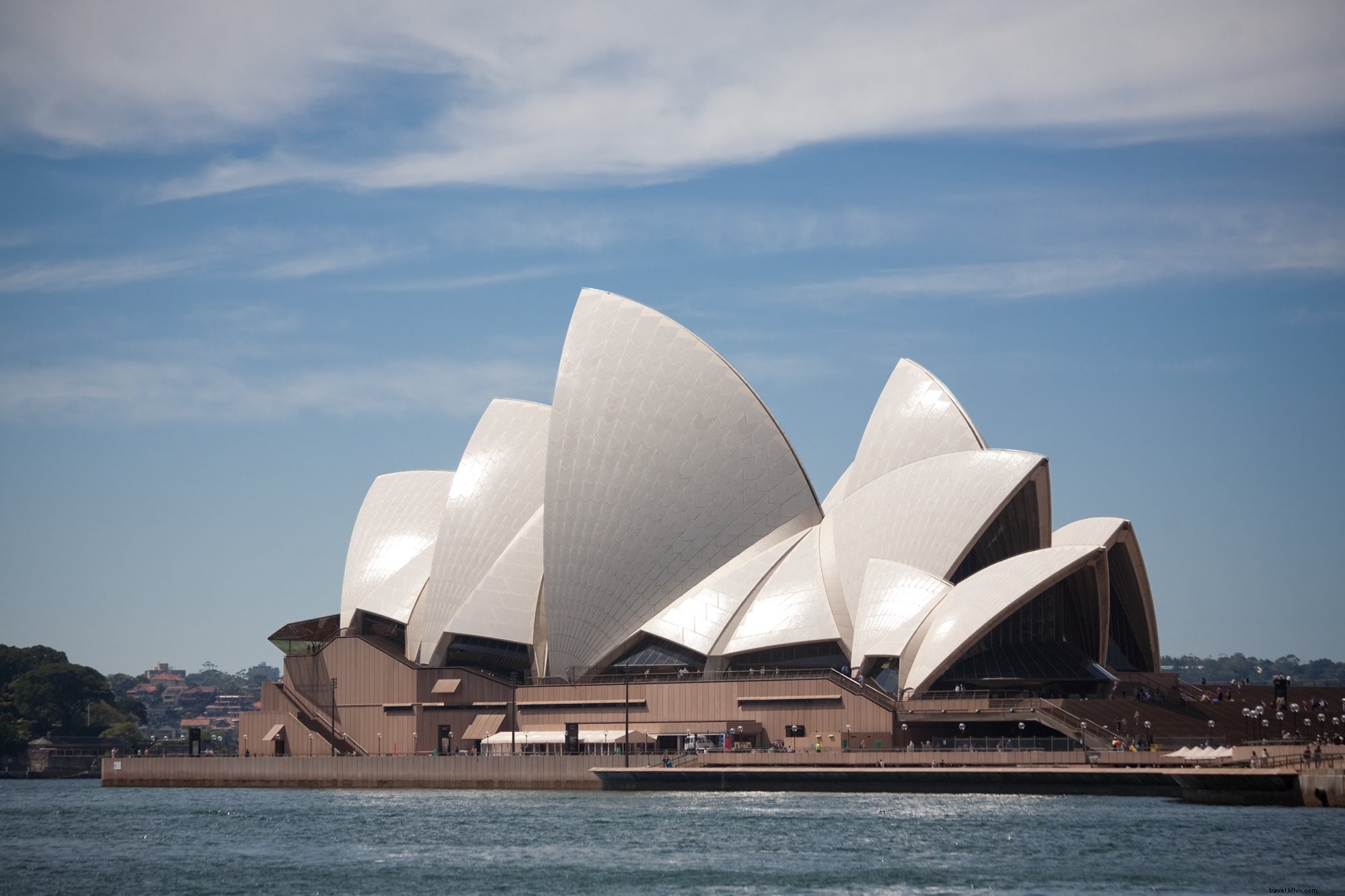 Foto da Opera House e do porto de Sydney
