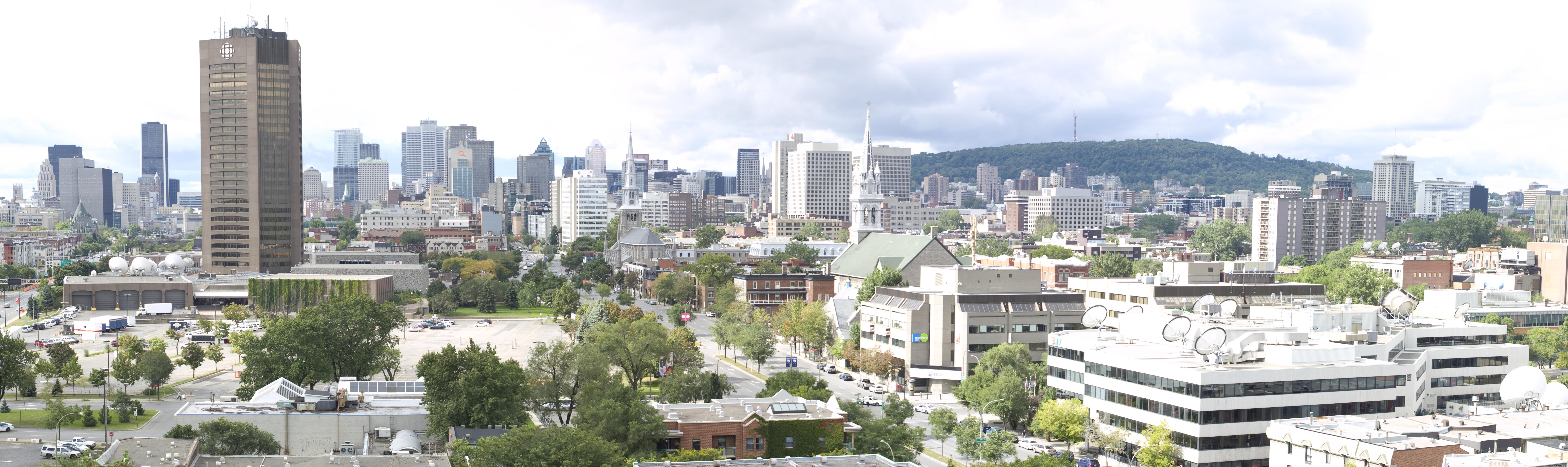 Foto panorâmica de Montreal