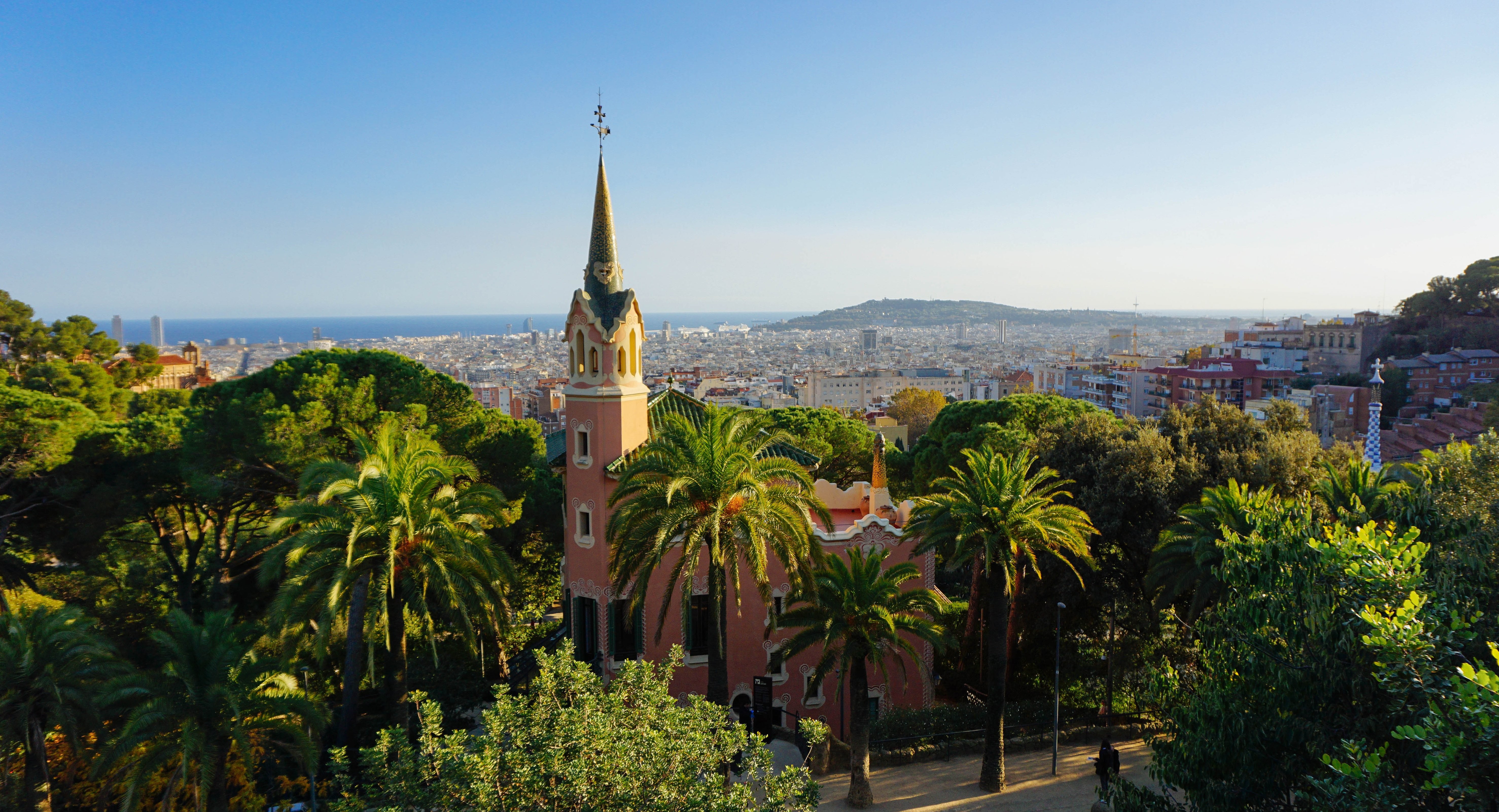 Foto della vista della città di Barcellona