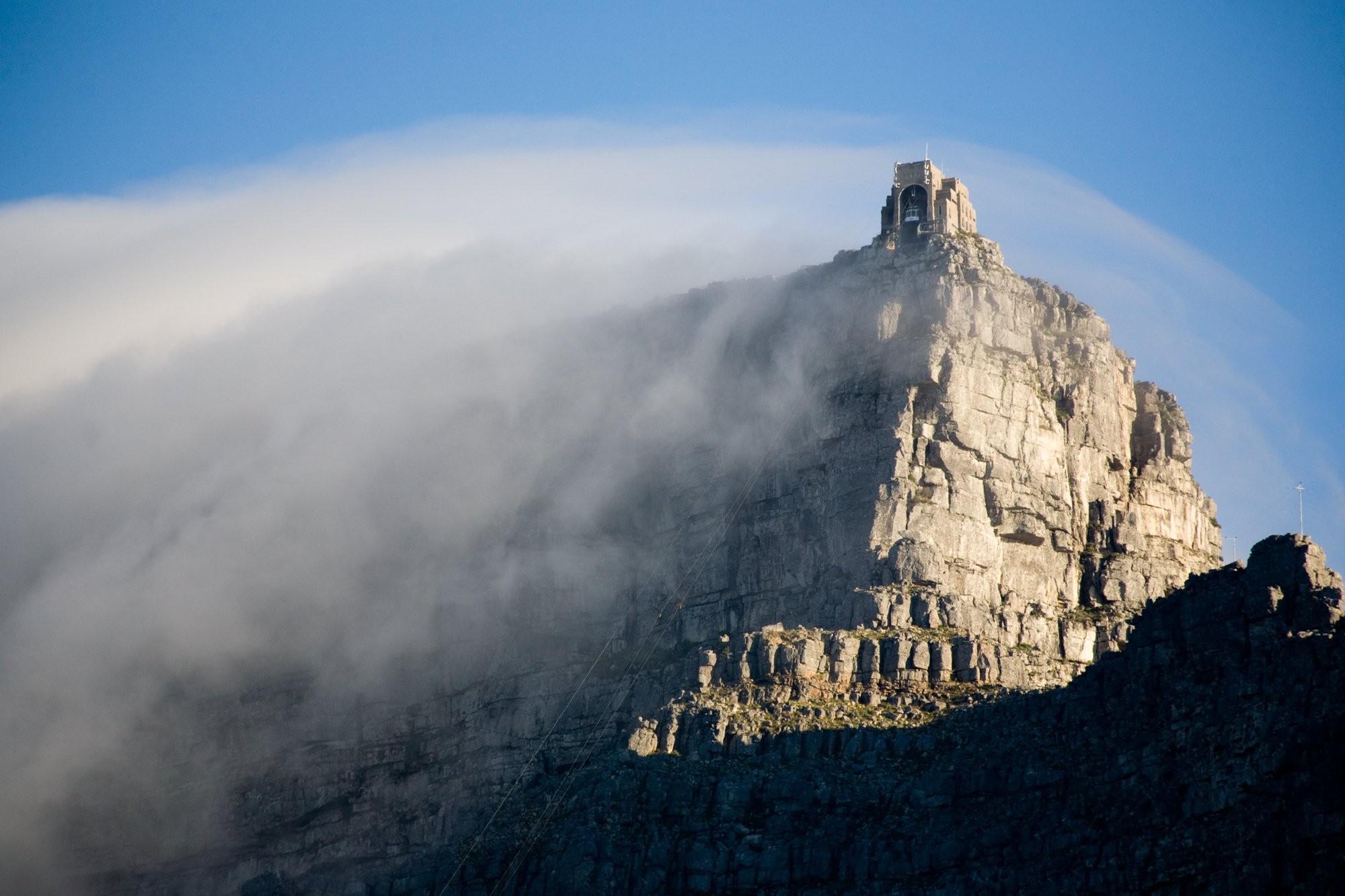 Gondola At Table Mountain Afrika Selatan Foto