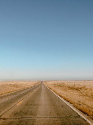 Foto de estrada rural estéril
