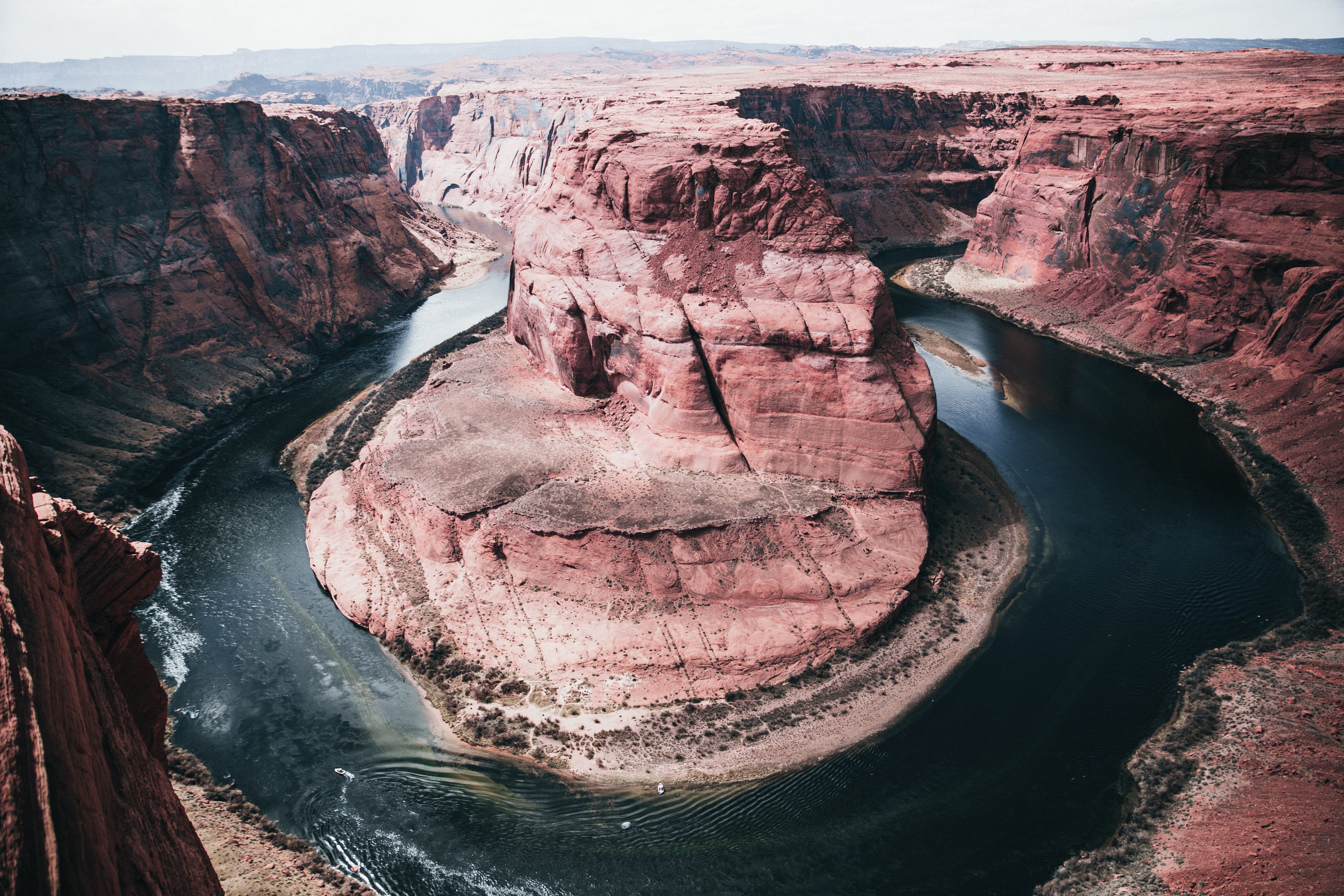 Horseshoe Bend Colorado River Usa Photo