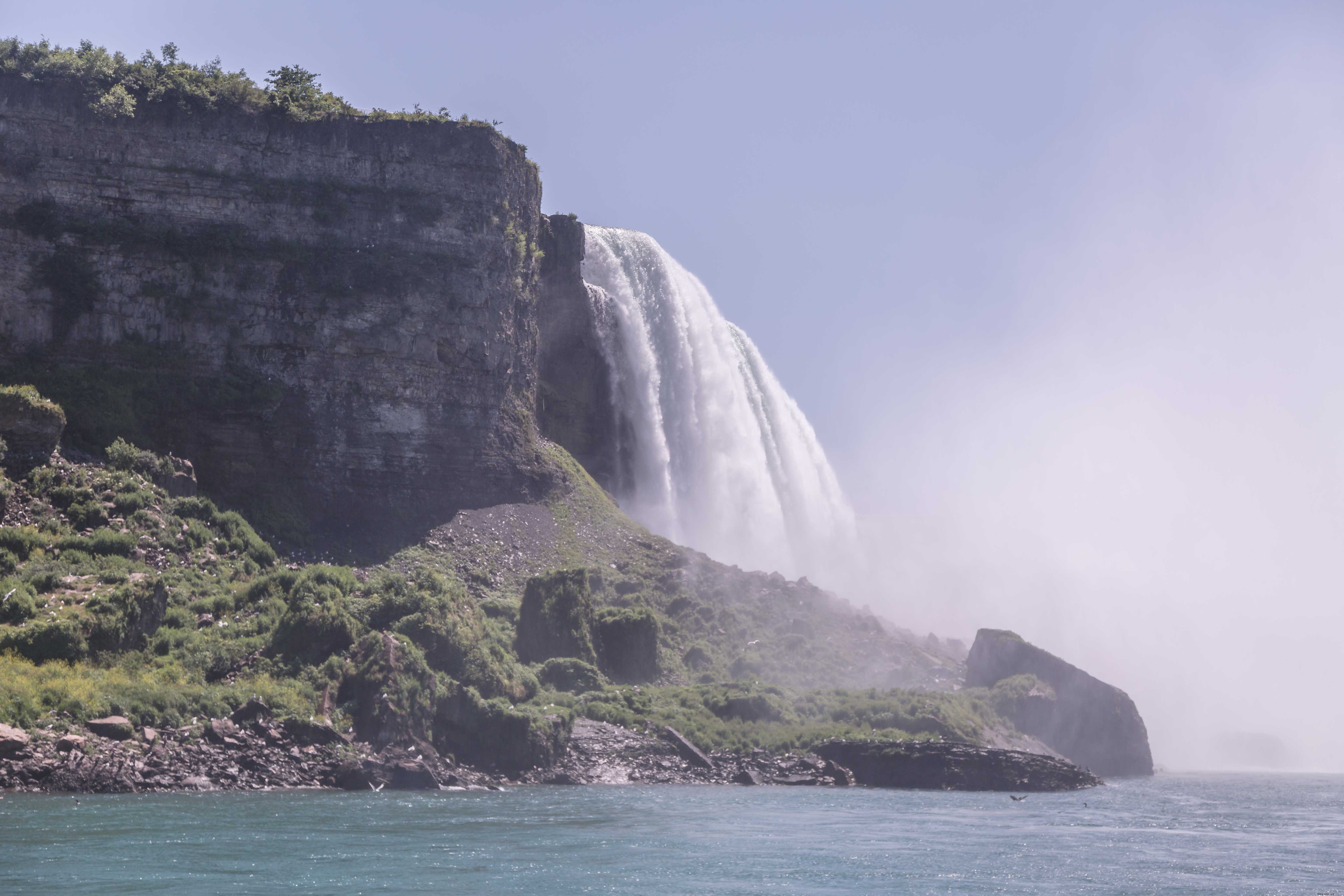 Foto do verão nas Cataratas do Niágara