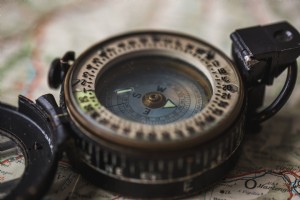 Close Up de uma Compass Photo