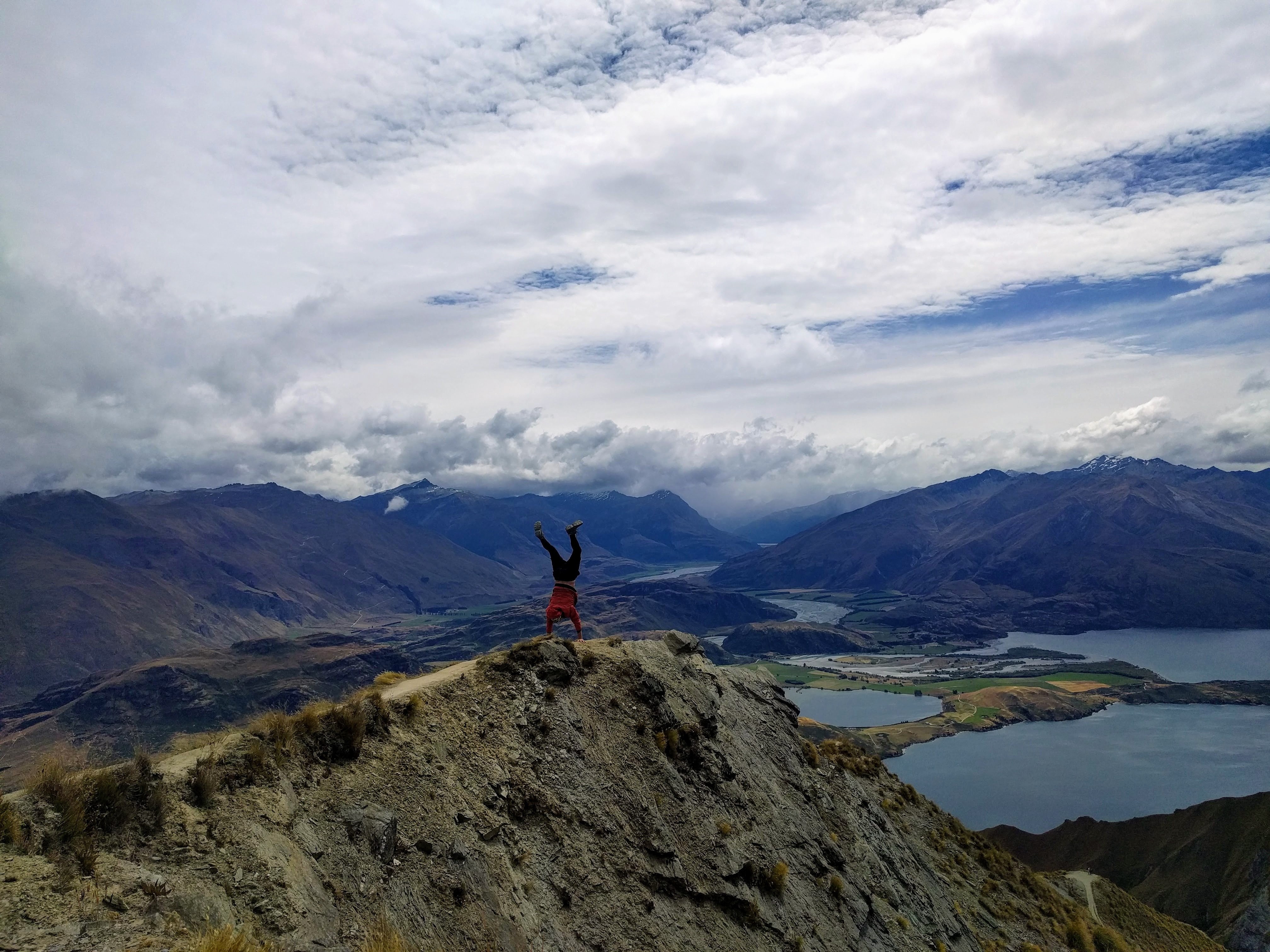 Extreme Mountain Cartwheel Adventure Photo