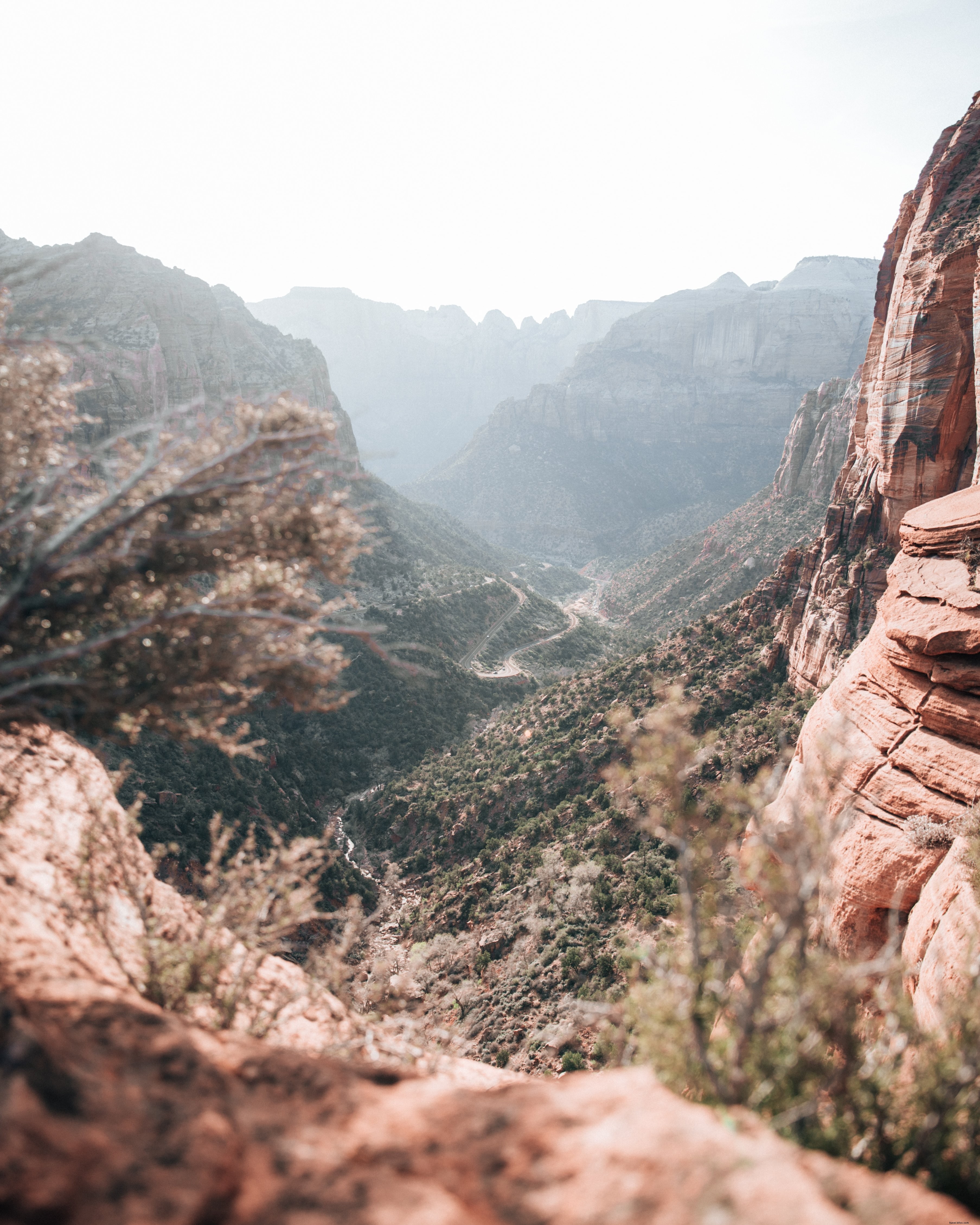 Photo des journées chaudes du canyon du désert