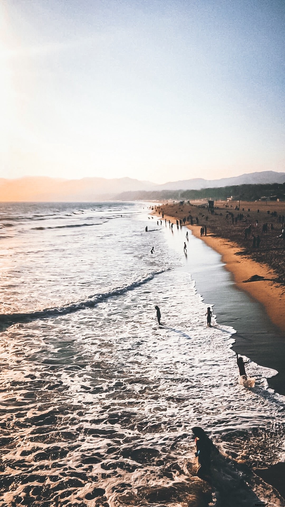 Photo des plages dorées de nulle part