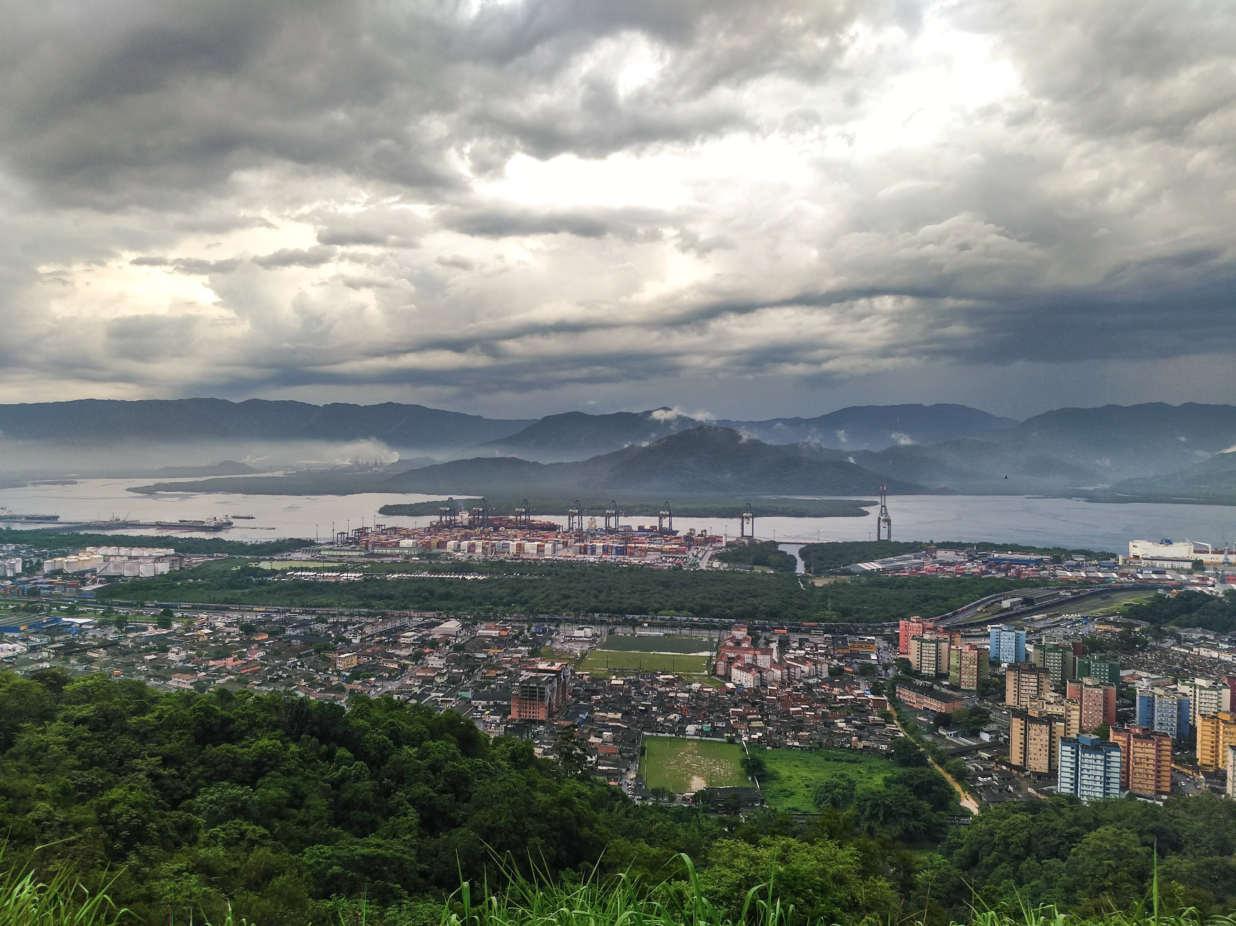 Foto de vista de las montañas de Brasil