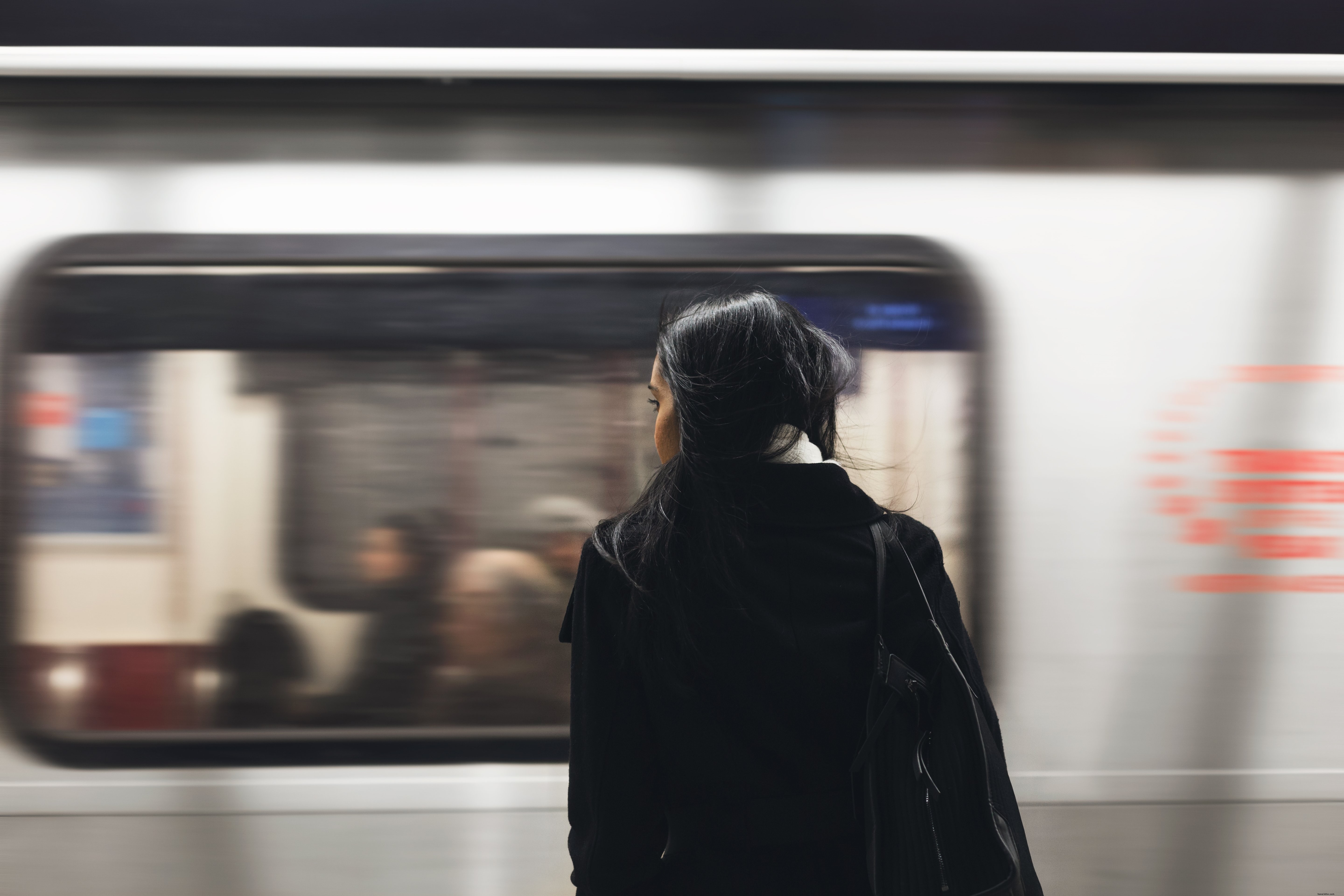 Foto del tunnel della metropolitana ventosa