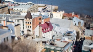 Foto Fisheye da cidade de Quebec