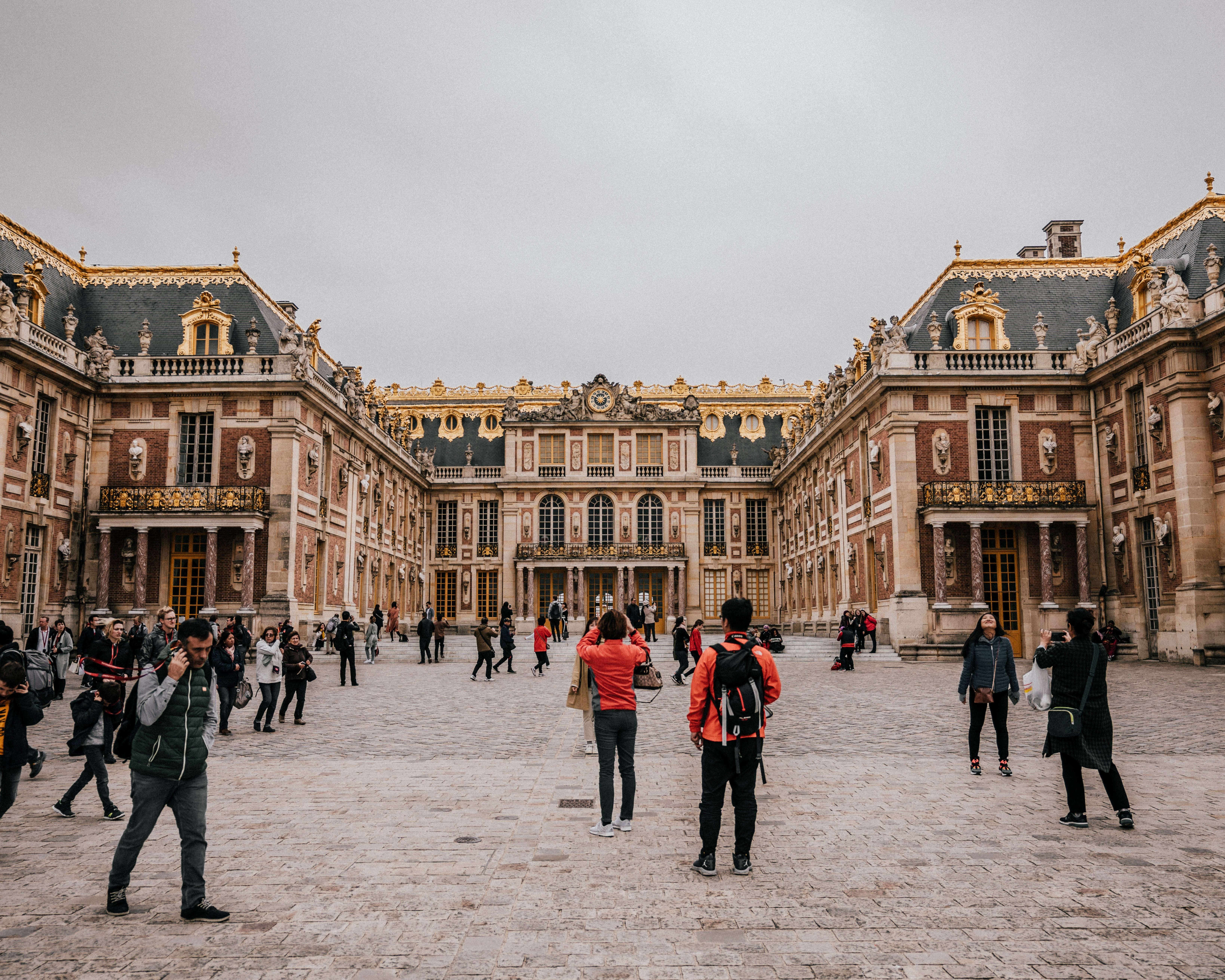 Prendre des selfies à Versailles Photo