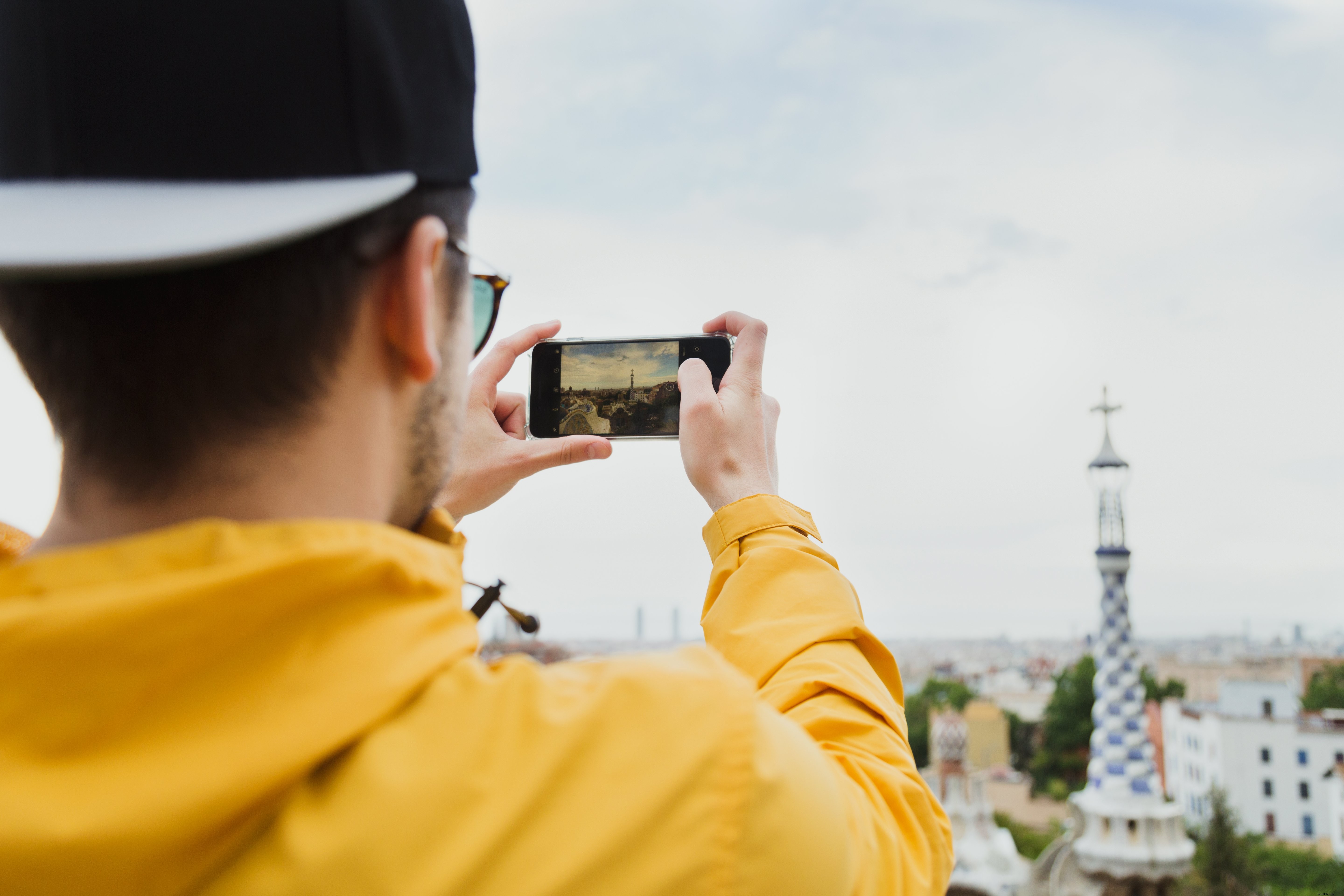 スペインの携帯電話の写真写真