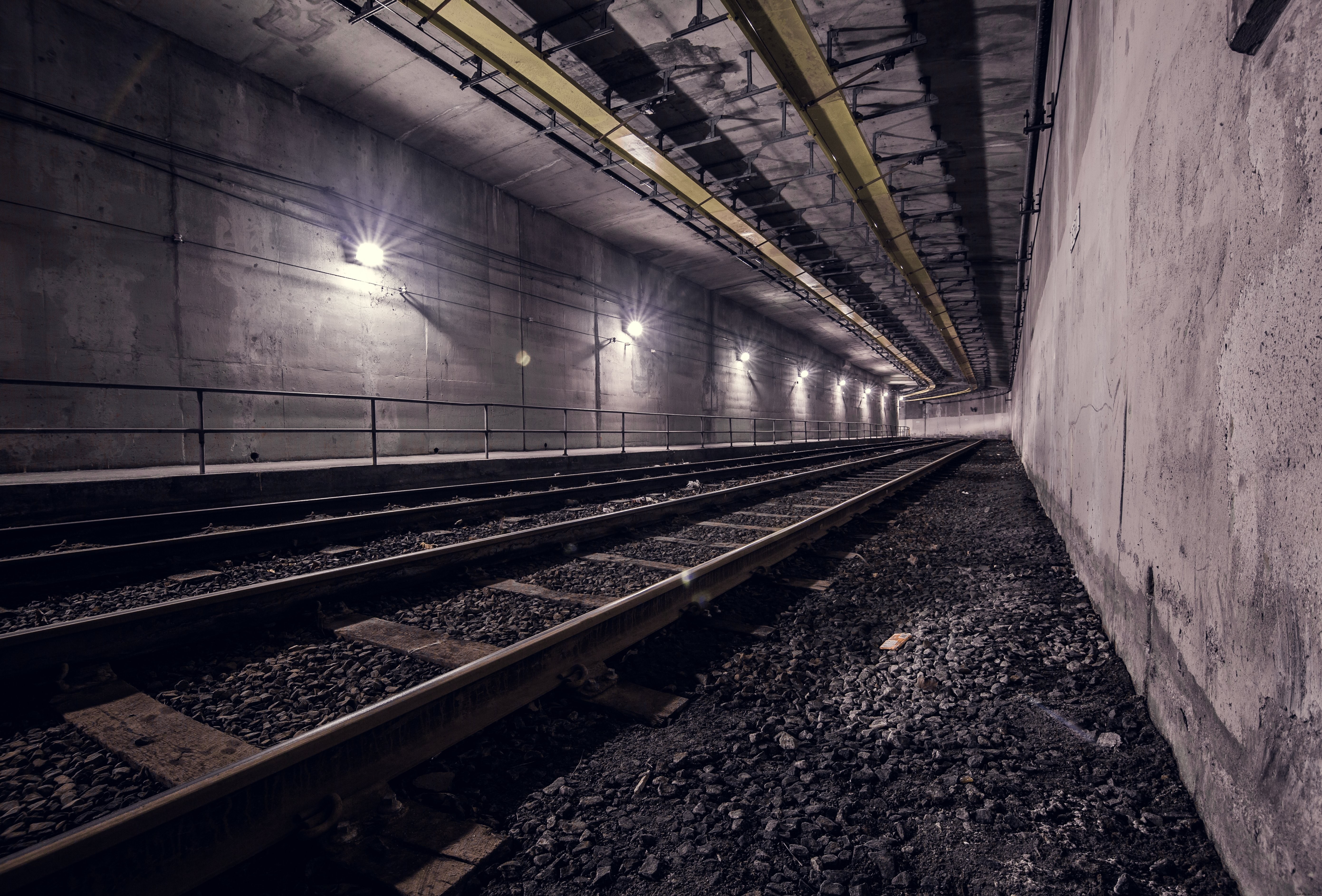 Foto del tunnel del treno