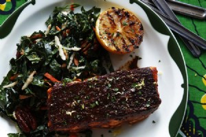 Marcus Samuelsson en tu cocina:una receta de salmón condimentado con eneldo 