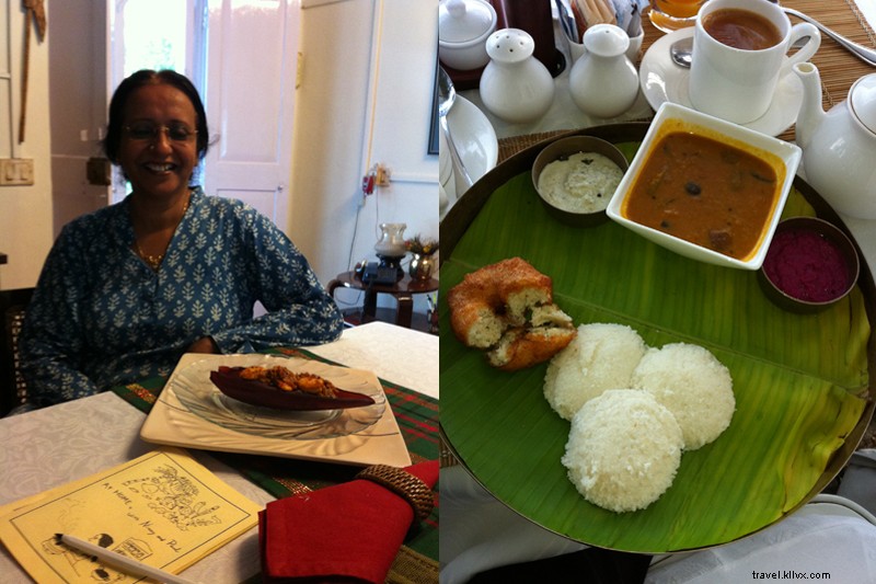 Cocinar en Kerala, India 