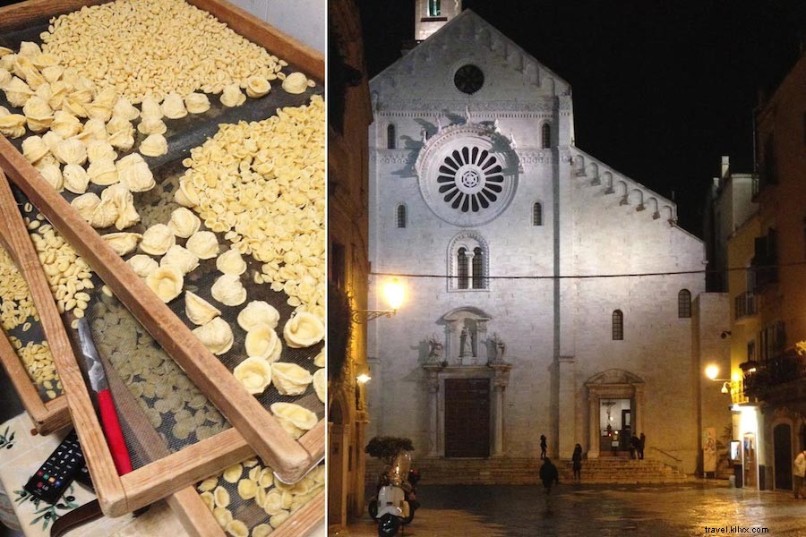 Bari é um conto de fadas da comida italiana viva 