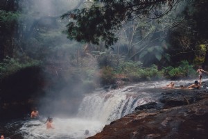 天然温泉写真 