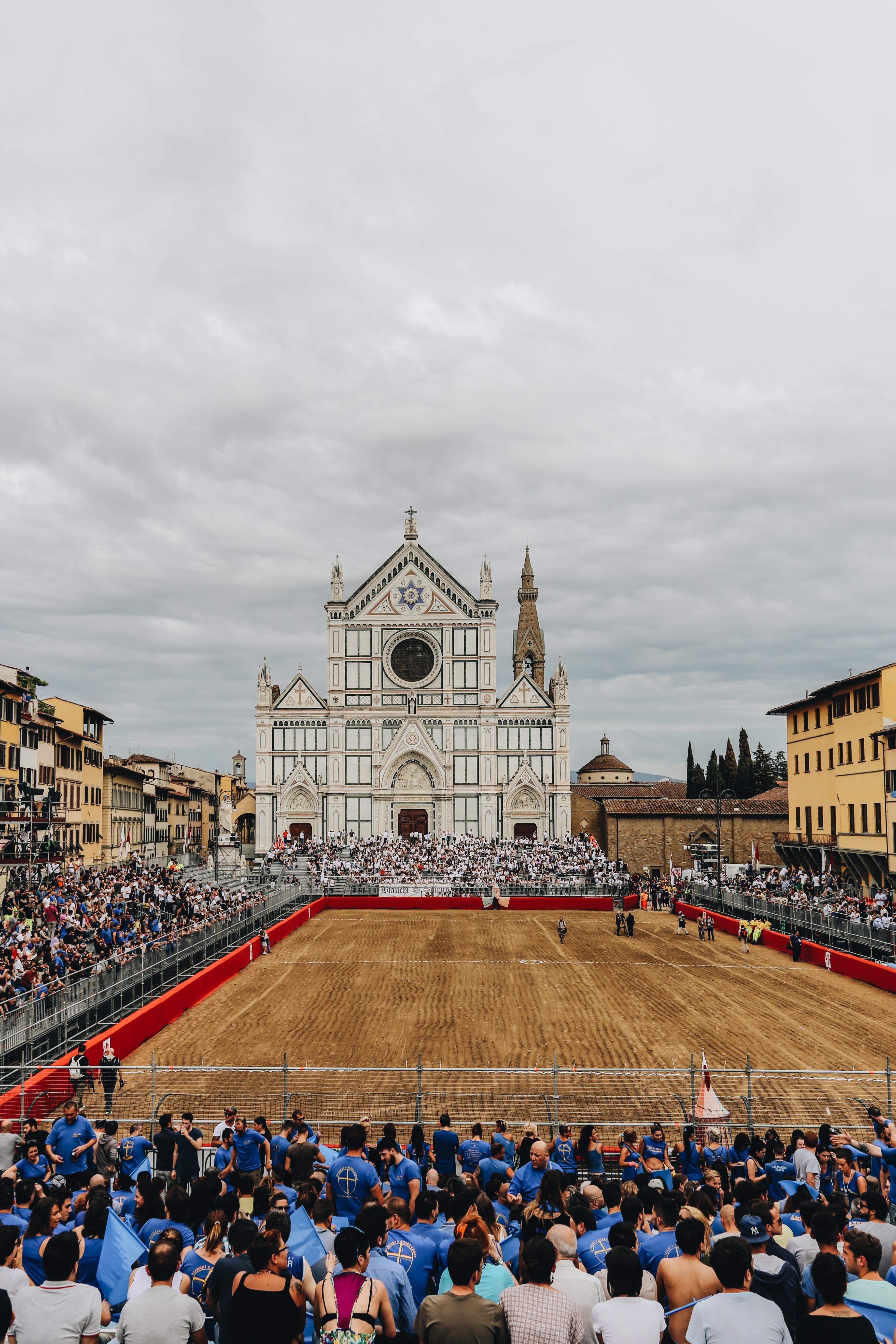 Basilika Santa Croce Center Square Foto 