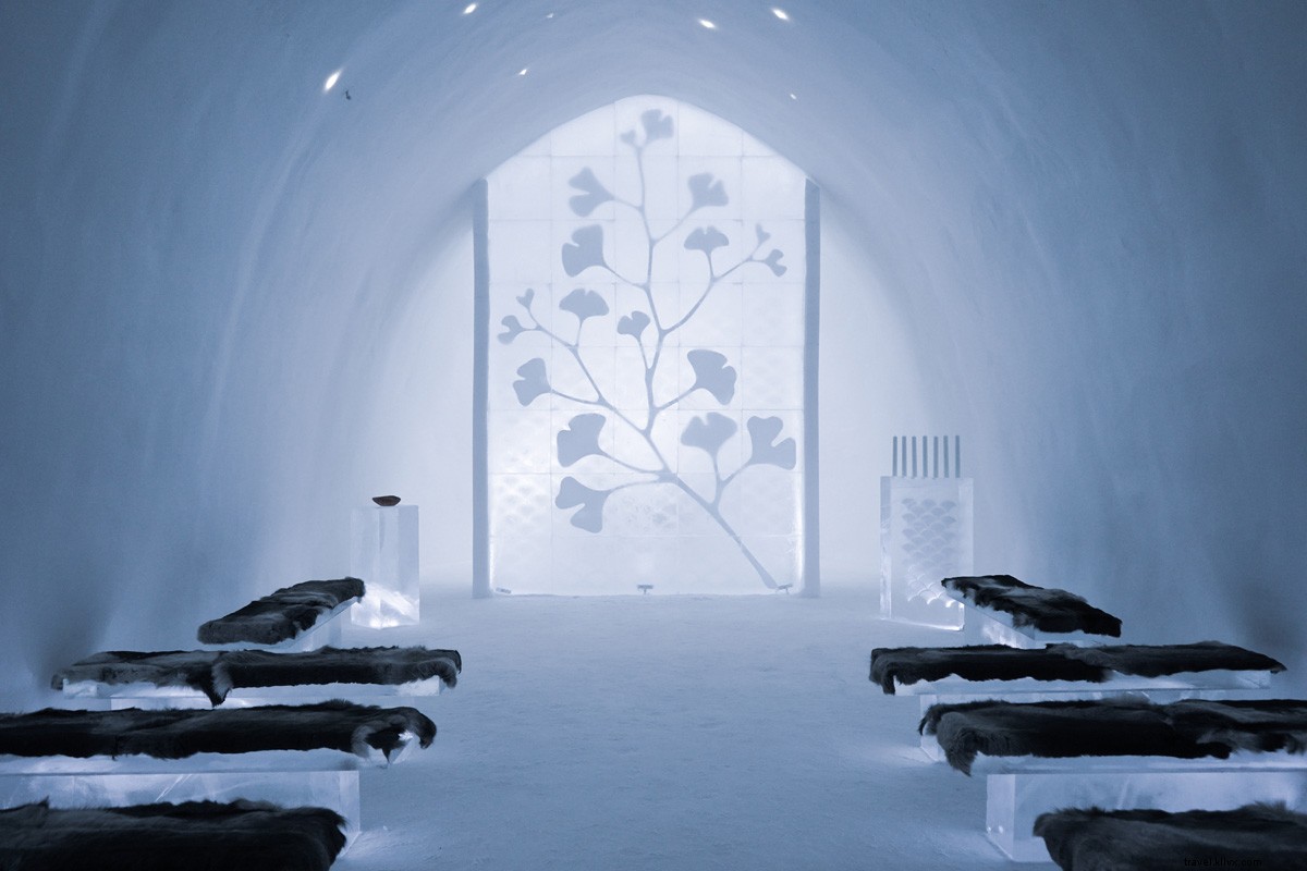 Museus em mochilas e hotéis esculpidos no gelo:a Lapônia sueca é uma potência do design 
