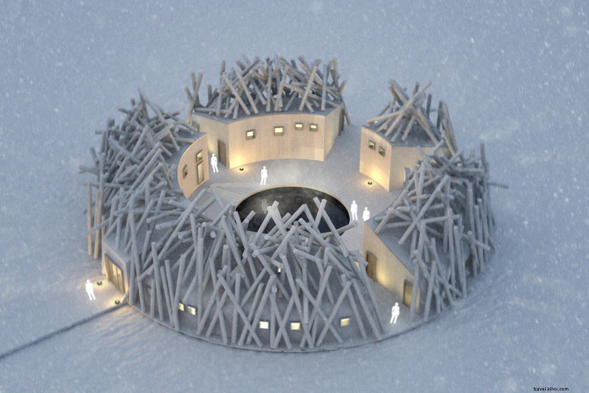 Museum di Ransel dan Hotel yang Diukir dari Es:Laplandia Swedia Adalah Pembangkit Tenaga Desain 