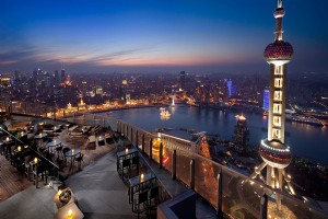 Sur le toit du monde à Shanghai 