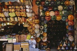 Fique perdido nos Souks de Marrakech 