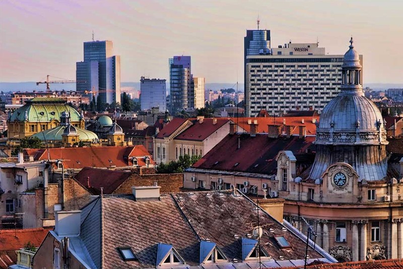 Os locais nos mostram a cidade de Zagreb 