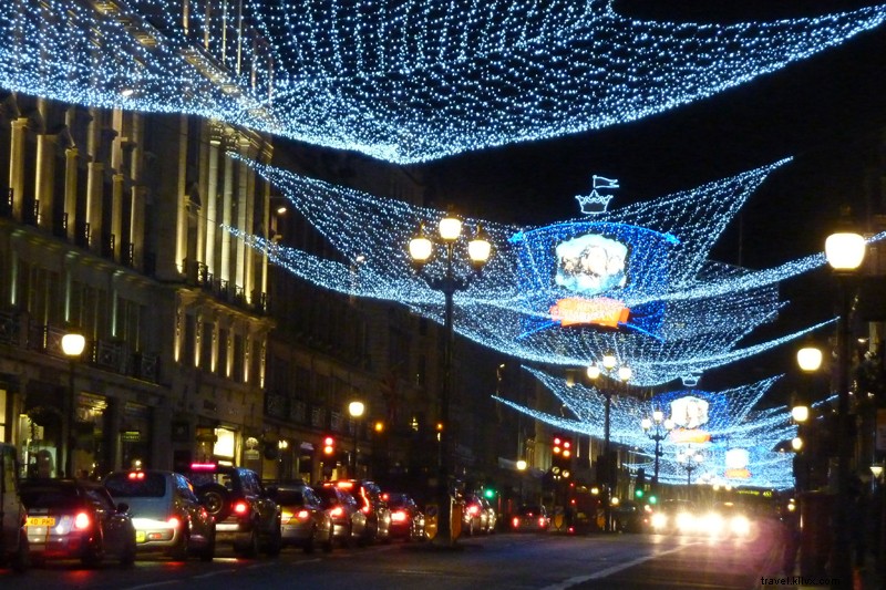 Luzes de Natal na Regent Street 