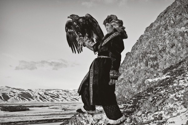 Alta aventura:caça com águias na Mongólia 