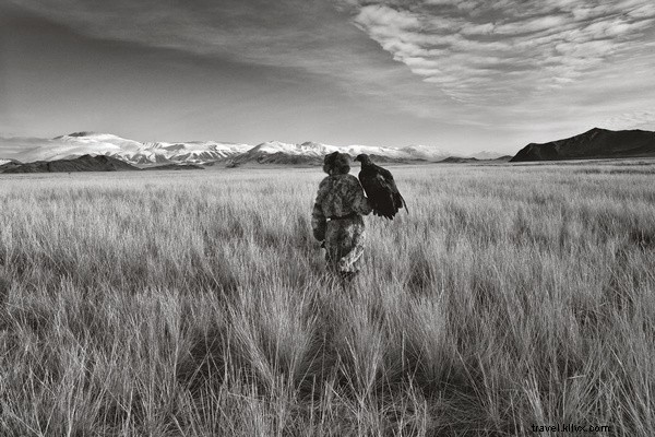 Alta aventura:caça com águias na Mongólia 