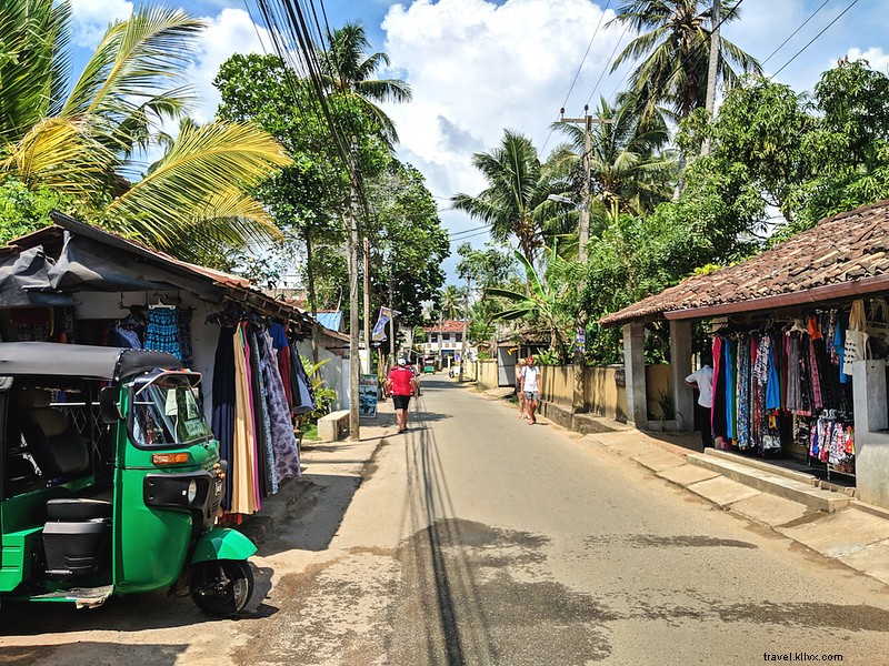 Un parfait, Destination de plage abordable - Unawatuna, Sri Lanka 