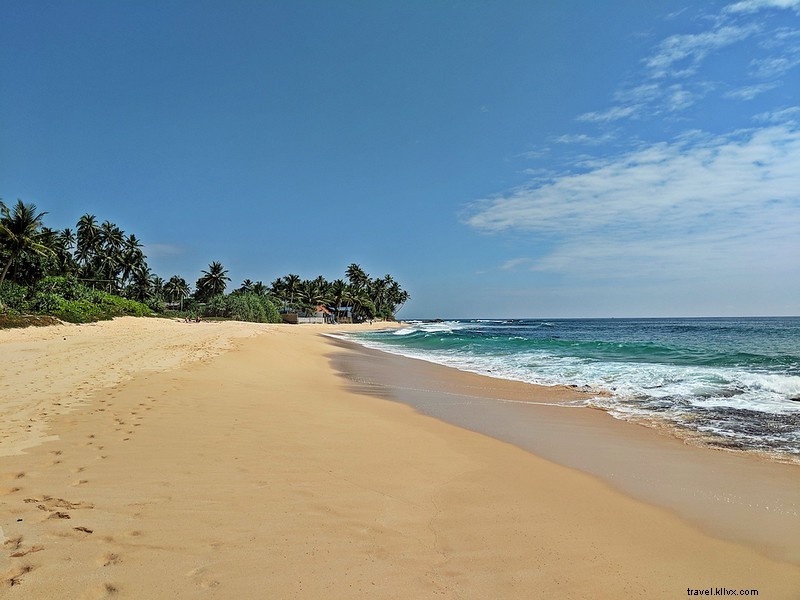 Un parfait, Destination de plage abordable - Unawatuna, Sri Lanka 
