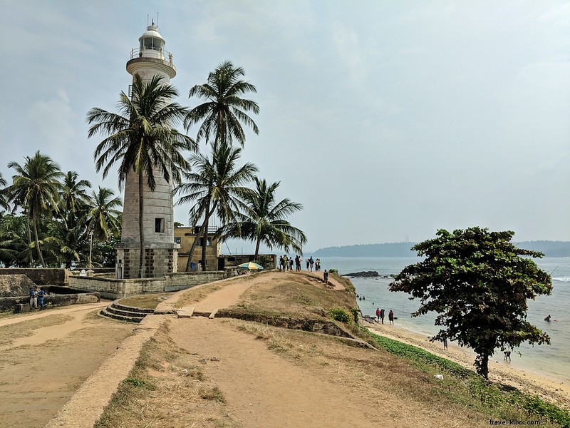 Um perfeito, Destino de praia acessível - Unawatuna, Sri Lanka 