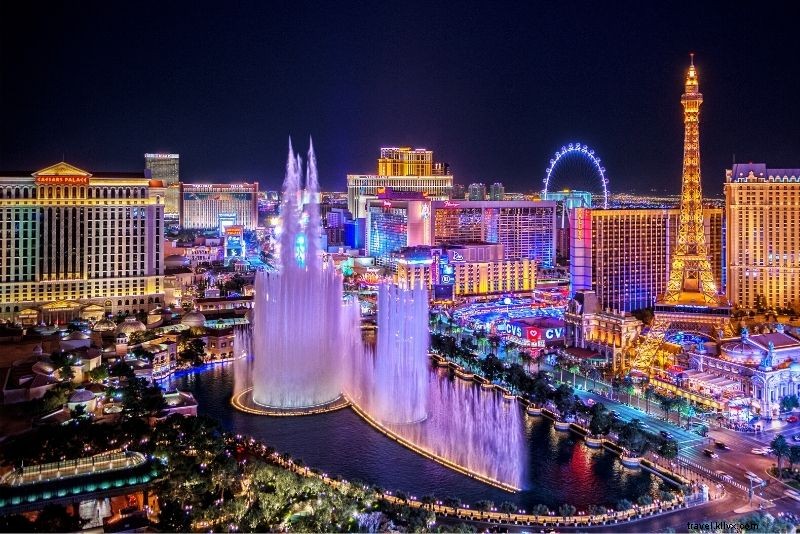 55 coisas românticas para fazer em Las Vegas para casais 