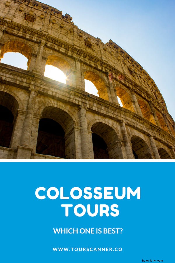 Passeios pelo Coliseu - Qual é o melhor? 