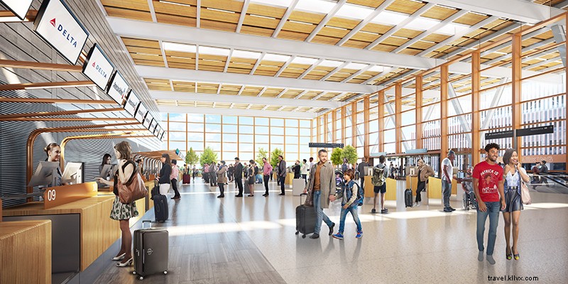 Arrivée d un nouveau terminal unique à l aéroport international de Kansas City en 2023 