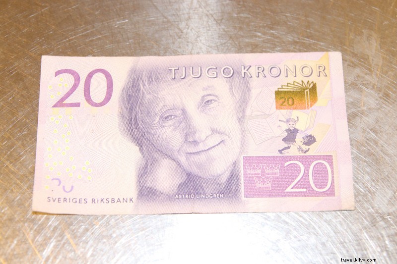 Swedia 2021 bagian V - Astrid Lindgren dan Småland 20 crown bill 