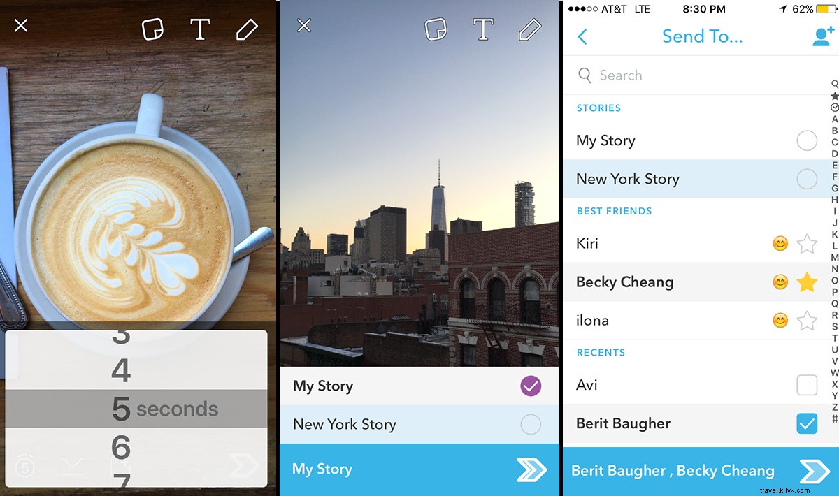 ステップバイステップ：旅行者のためのSnapchatチュートリアル 
