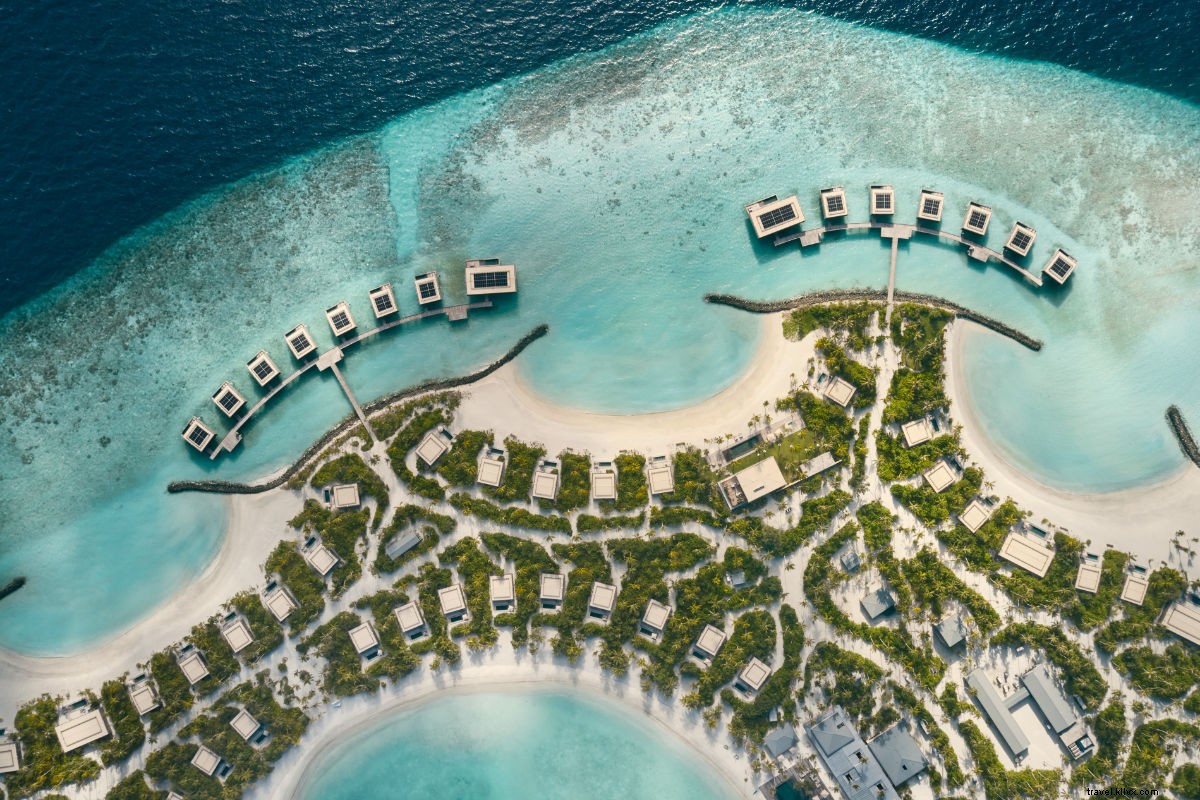 Paraíso encontrado na Patina Maldivas, Ilhas Fari 