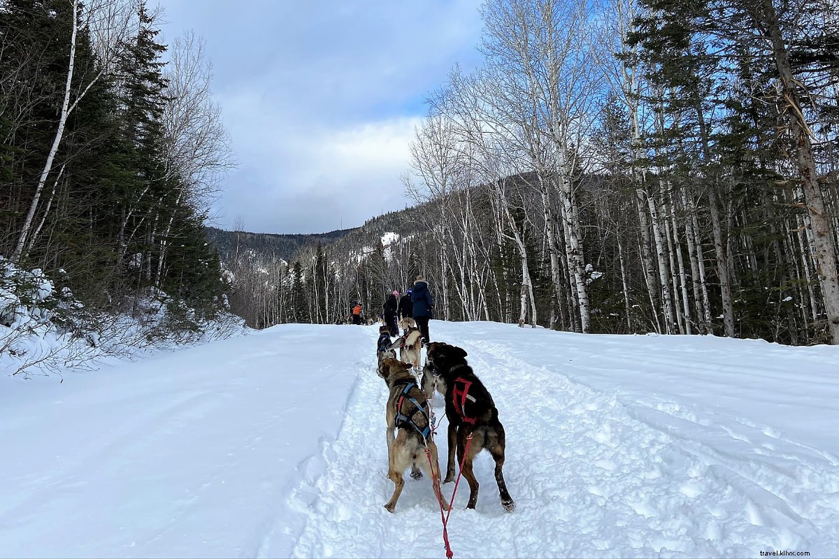 Esquís Patines y trineos:divirtiéndose en invierno en Charlevoix 