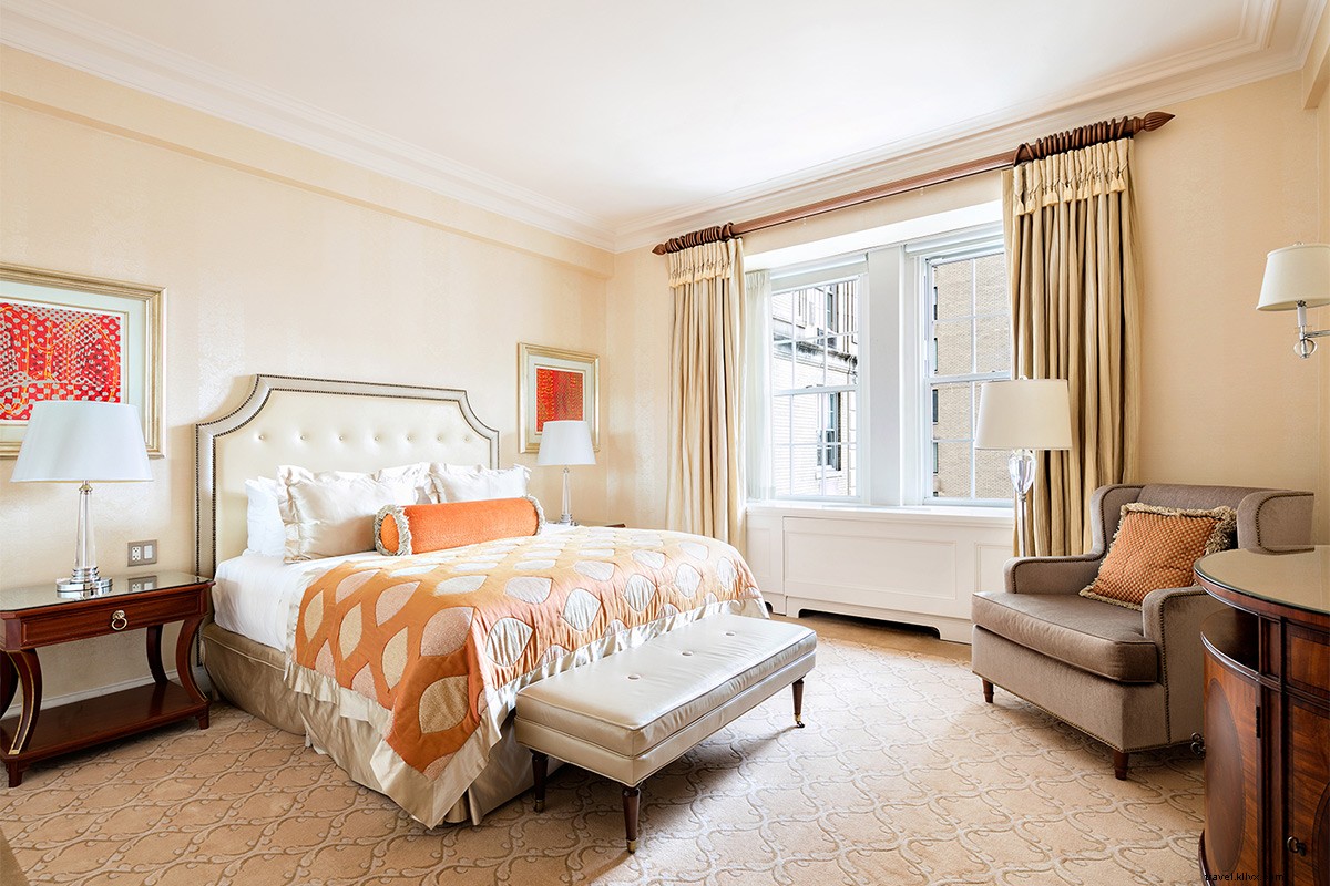 Vai in grande e opulento in questo hotel di Central Park del vecchio mondo 