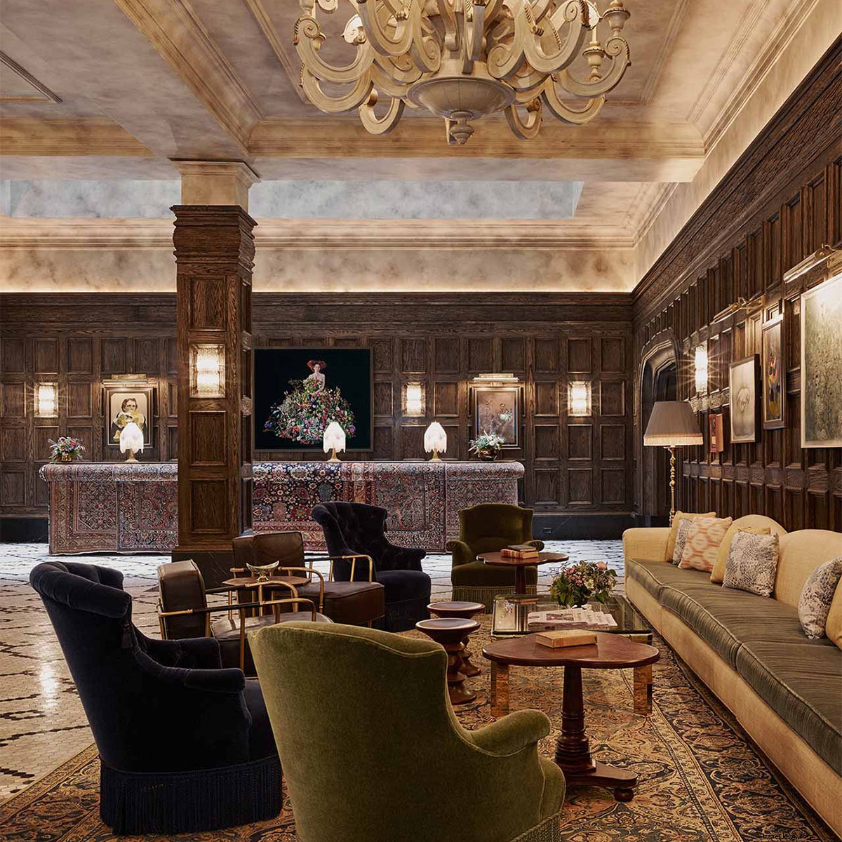 ザビークマン：金ぴか時代のフィルターを備えた豪華なロウアーマンハッタンホテル 