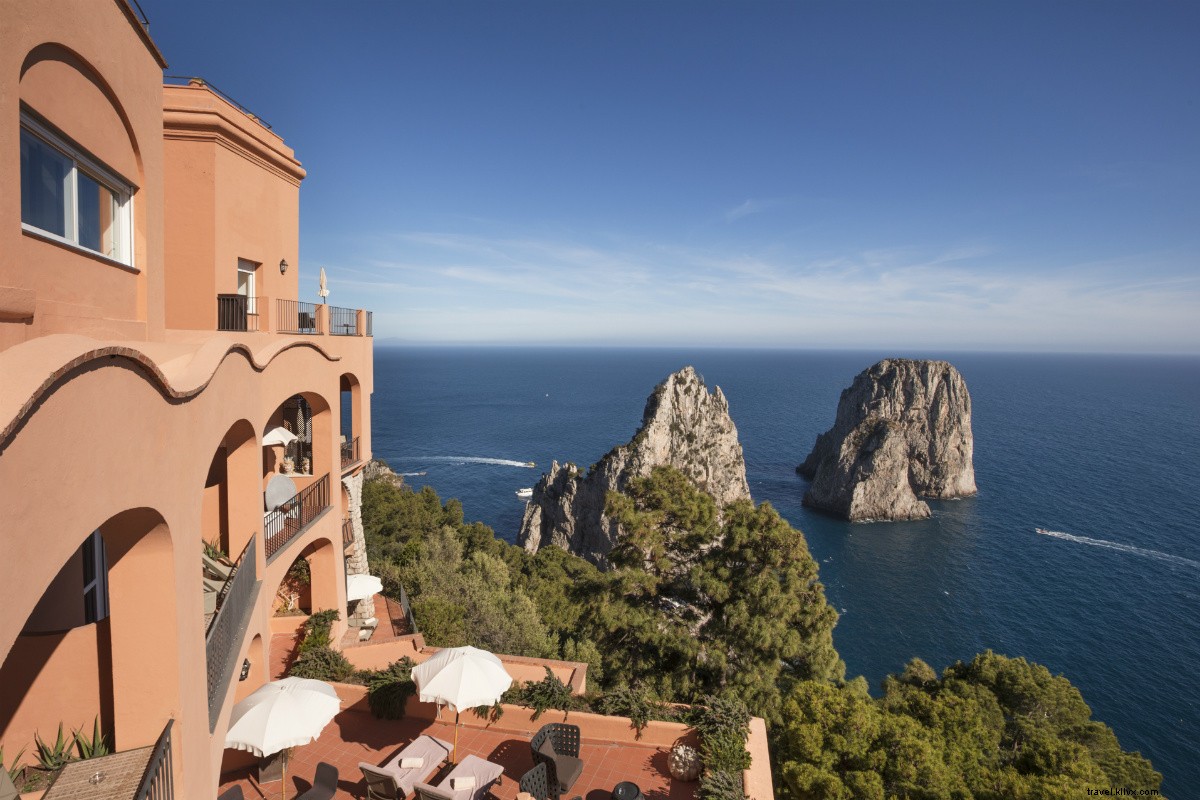 Dans cette villa cachée à Capri, Vous aurez la vue sur la mer pour vous tout seul 