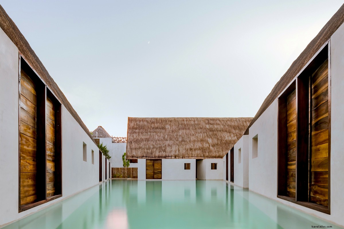 Gloire architecturale discrète sur l Isla Holbox au Mexique 