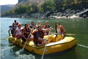 Overboard sur le fleuve Zambèze 
