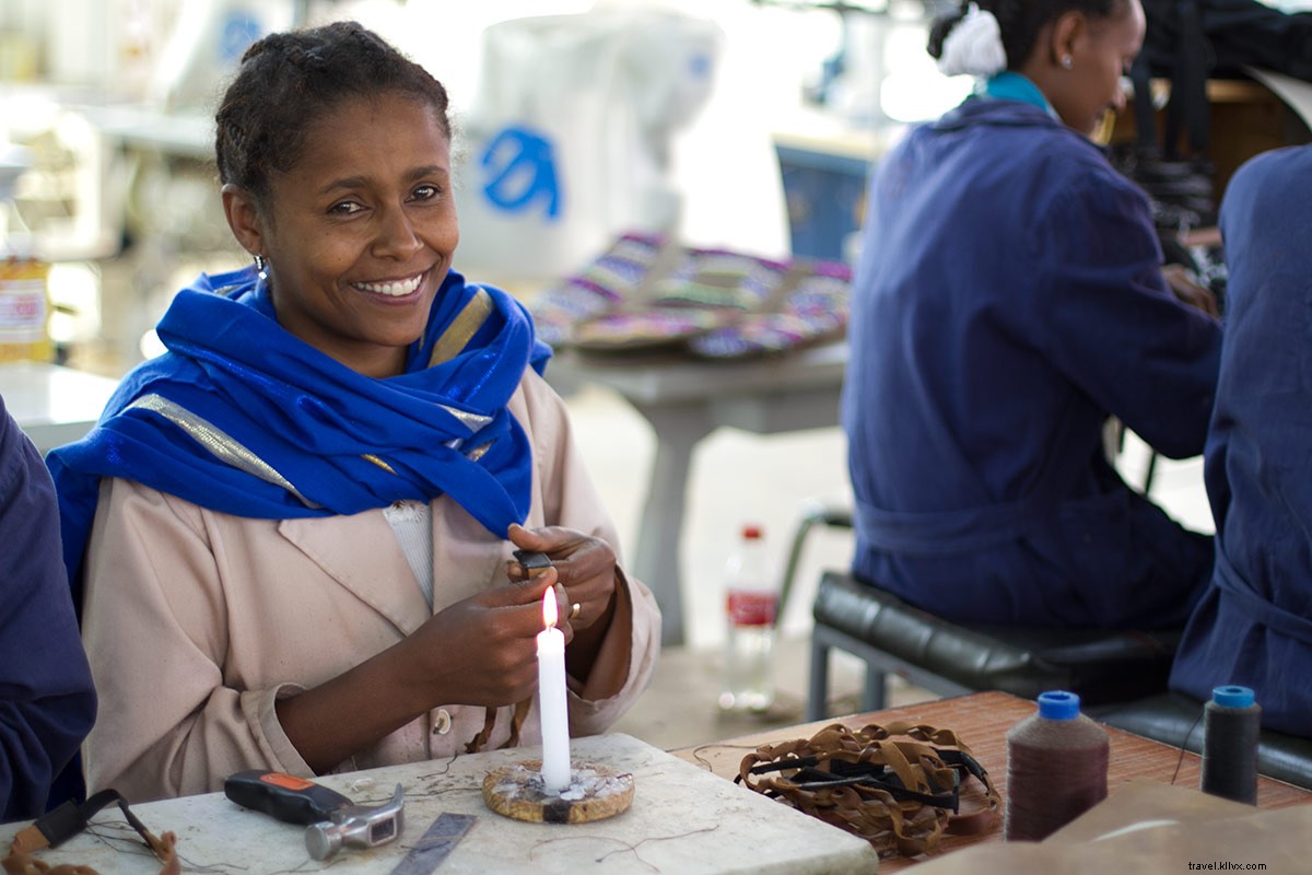 この会社はエチオピアの女性のために具体的な変化を生み出しています 