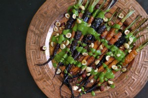 Zanahoria No Stick:una receta de raíces asadas con Chermoula 
