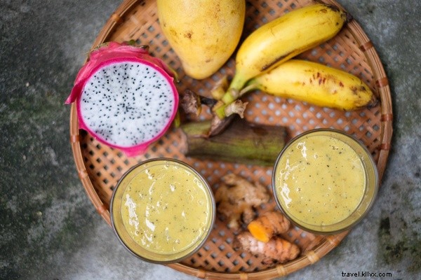 Vietnam Vibes :Smoothie à la mangue et au curcuma 